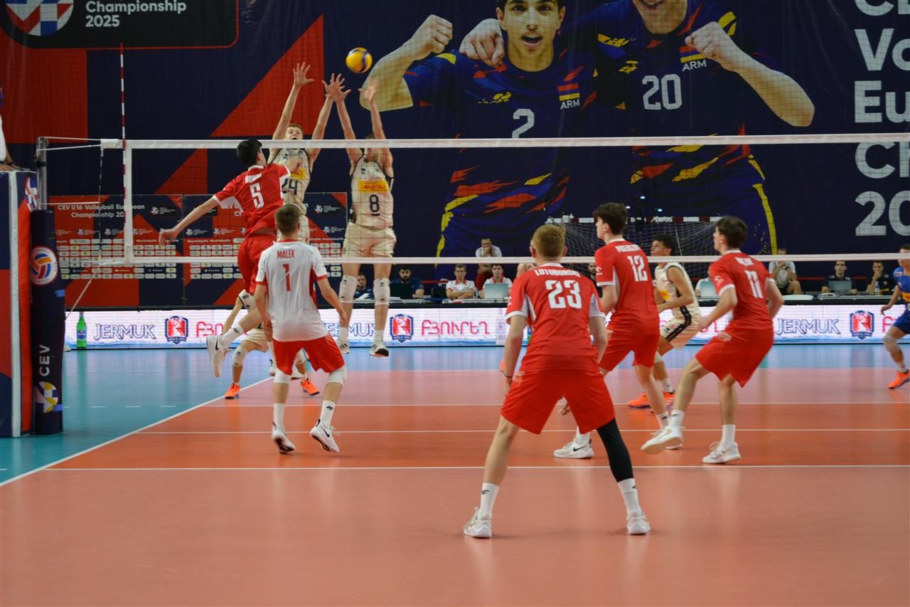 Półfinał ME U16 Mężczyzn: Polska – Włochy 1:3