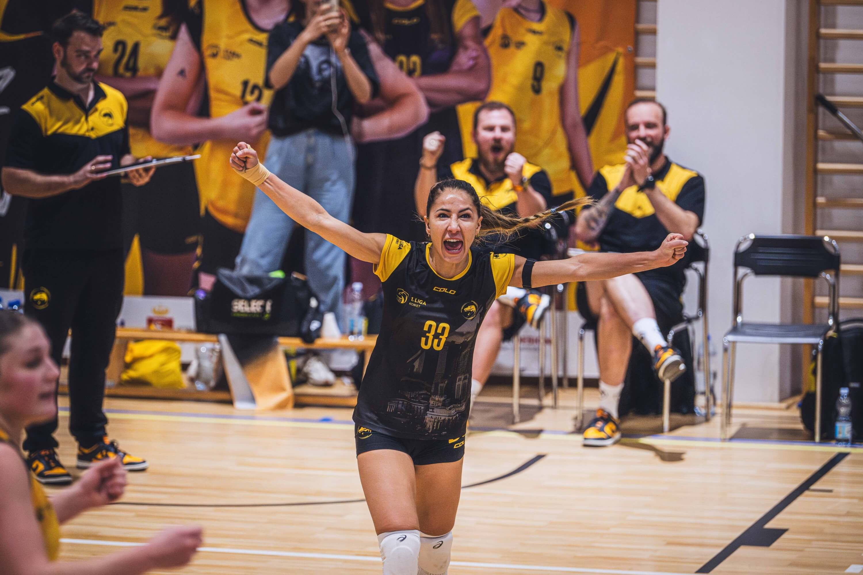 KSG Warszawa – SMS PZPS Szczyrk I (25:17, 20:25, 25:23, 25:18)