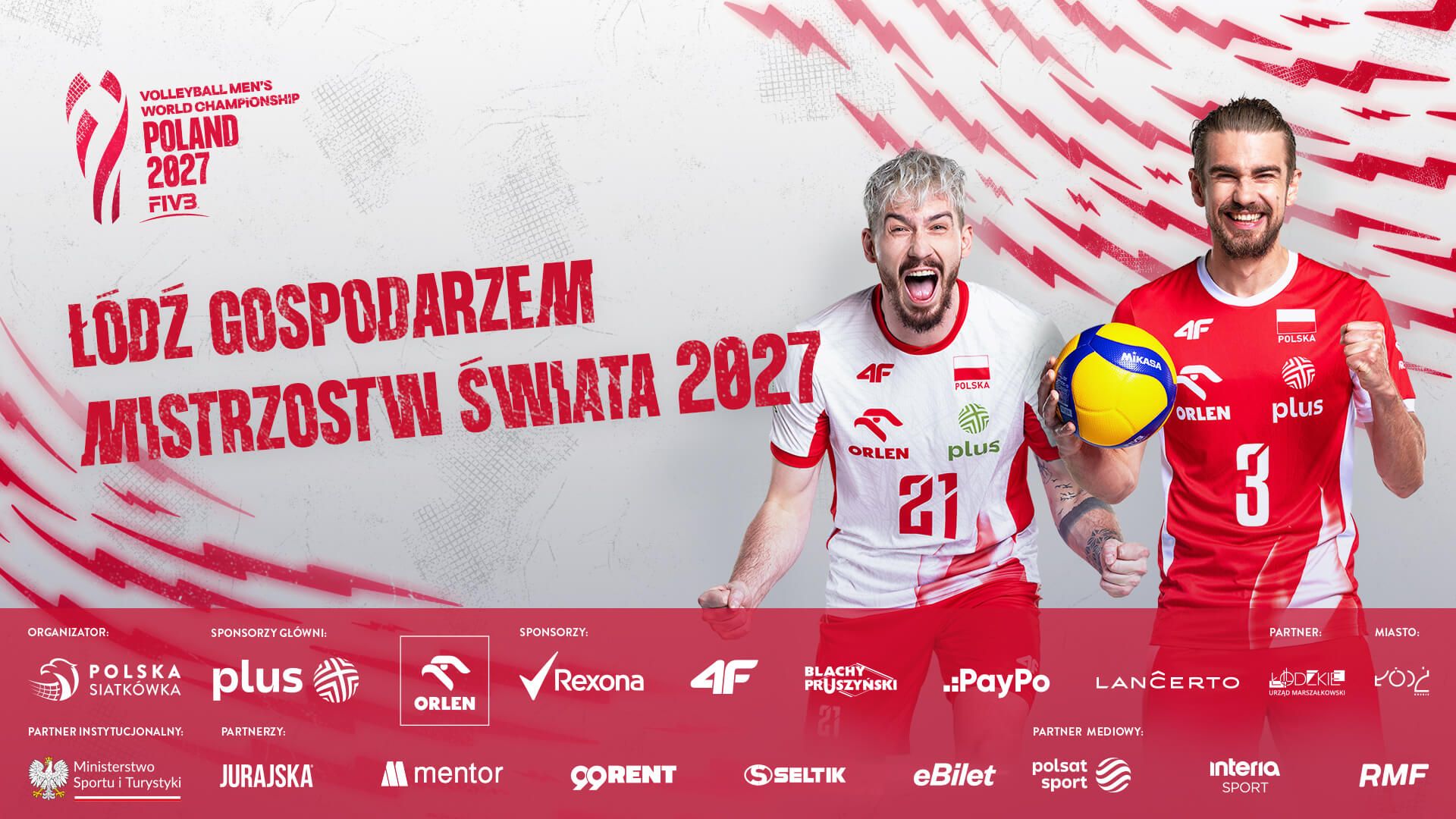 Mistrzostwa świata w siatkówce mężczyzn zawitają do Łodzi!