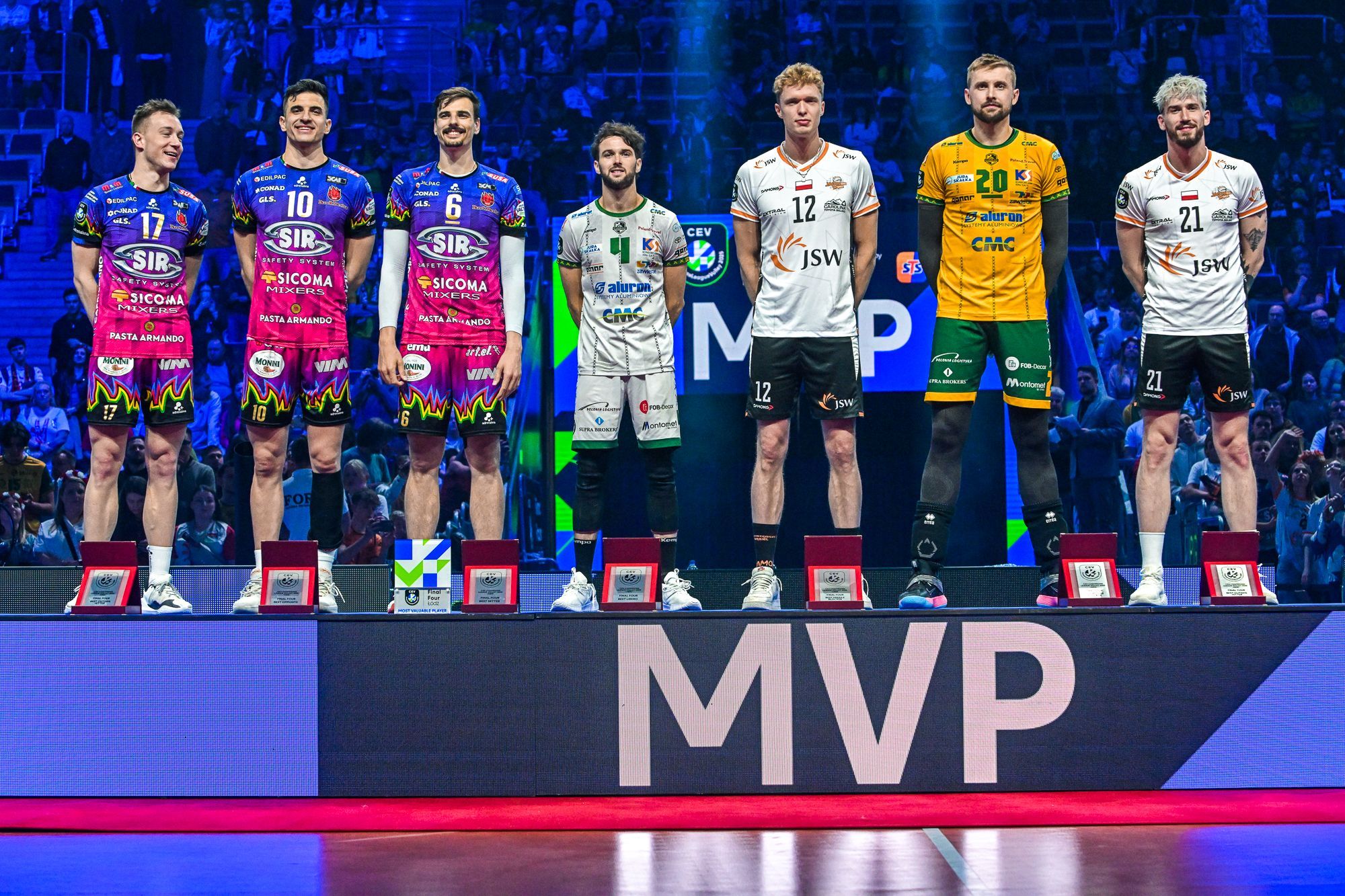 CEV Liga Mistrzów: klasyfikacja końcowa i nagrody indywidualne