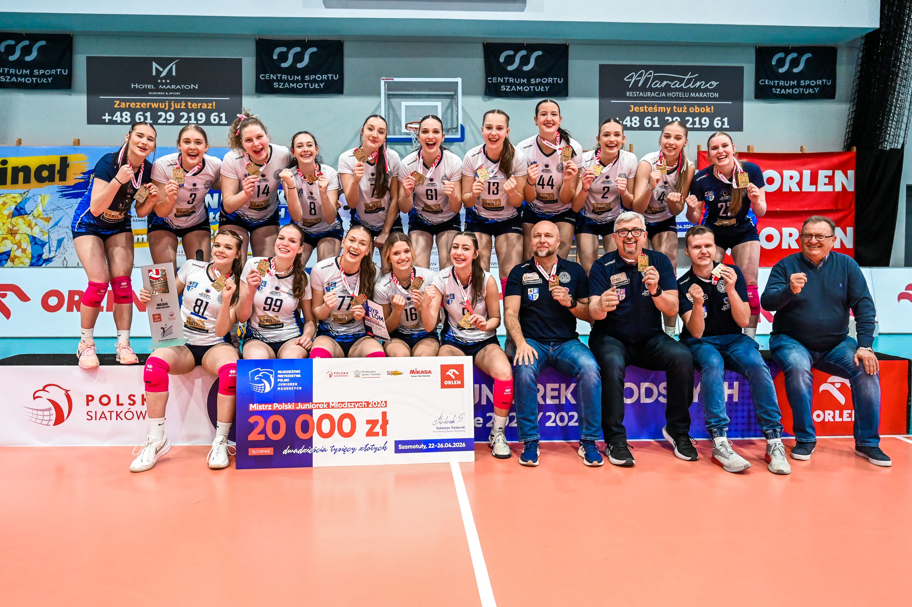 MP Juniorek Młodszych Szamotuły 2026: SMS Police Mistrzyniami Polski!