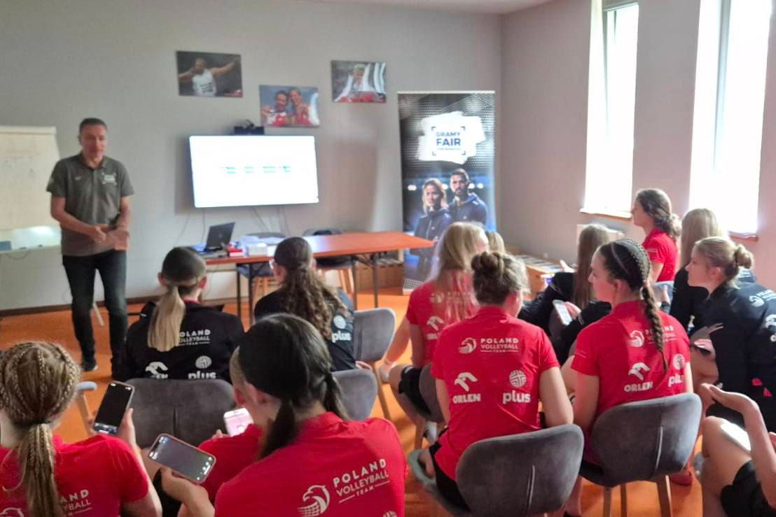 Kadra U16 dziewcząt na zgrupowaniu w Giżycku