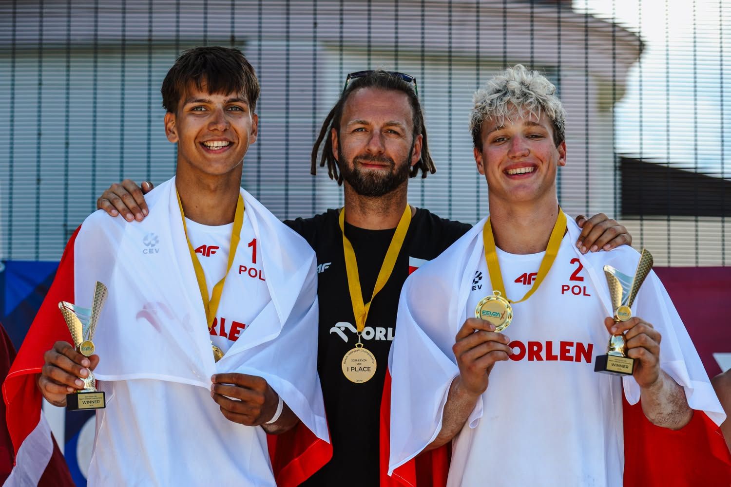 Igor Gliszczyński i Alan Robak Mistrzami Europy Wschodniej EEVZA U18 w siatkówce plażowej!