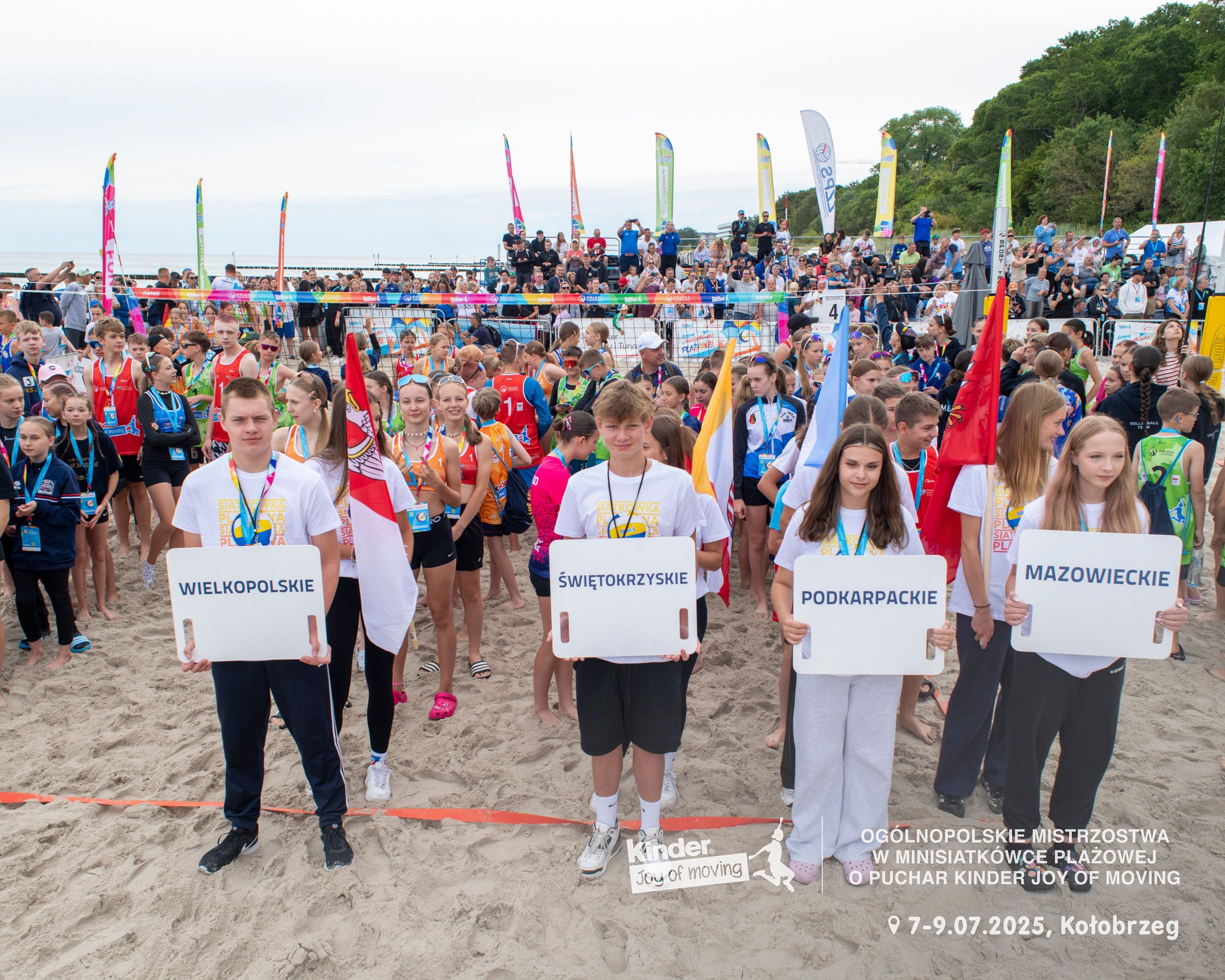 Wielki Finał KINDER Joy of moving na plaży 2025: ceremonia otwarcia
