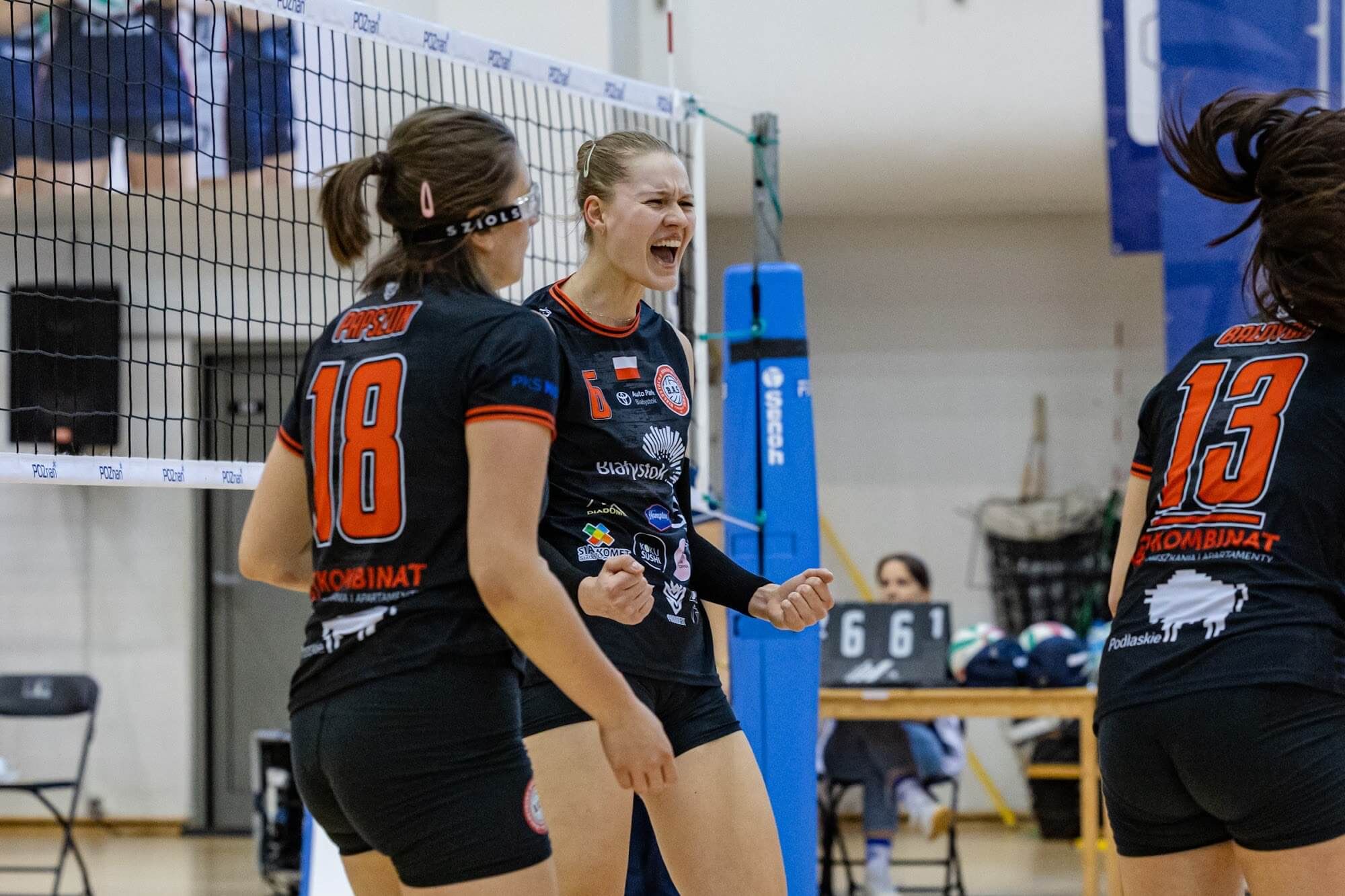 Mecz 11. kolejki 1. Ligi Siatkówki Kobiet: Enea Energetyk Poznań - KS BAS Kombinat Budowlany Białystok 3:1 (25:23, 20:25, 25:19, 25:18)