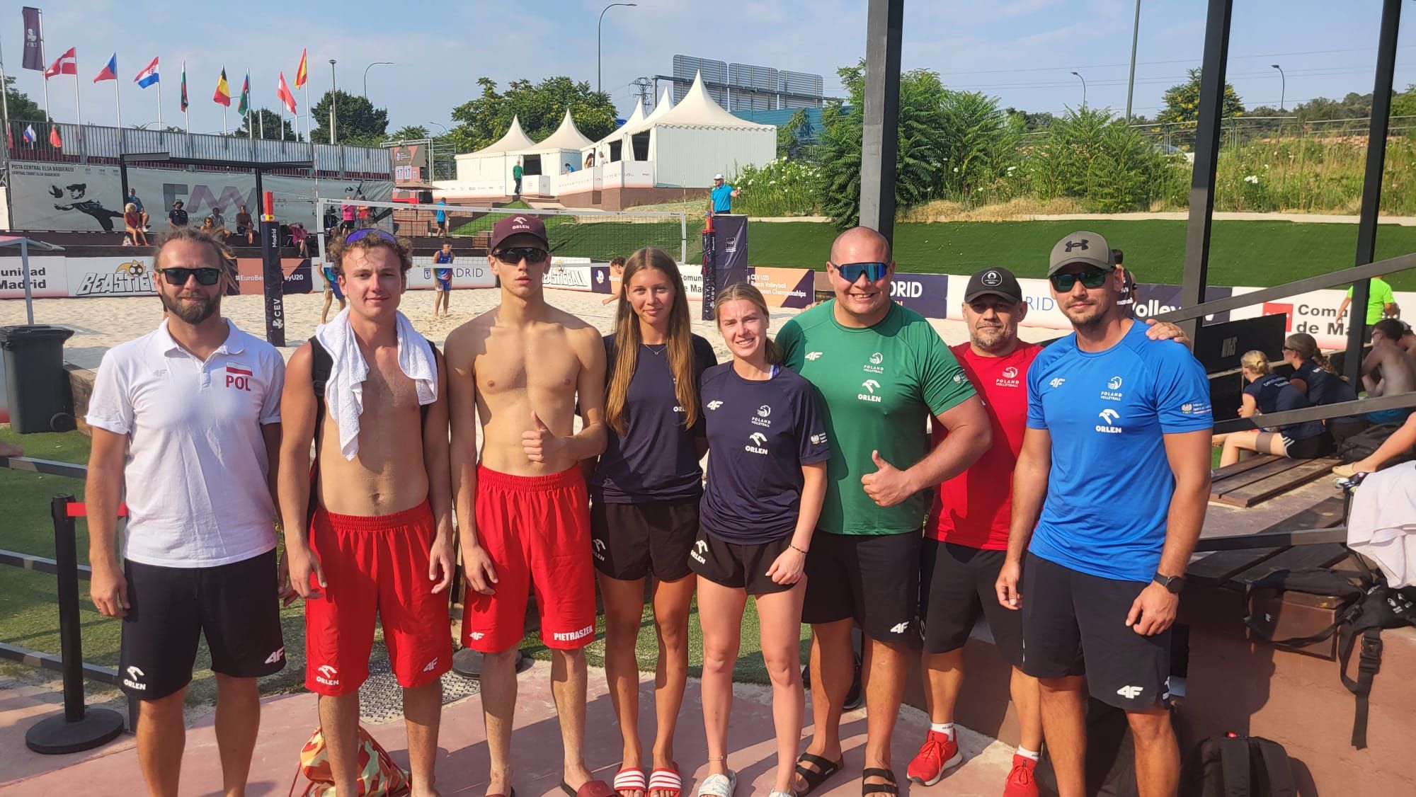 Drugi dzień #EuroBeachVolleyU20 w Madrycie