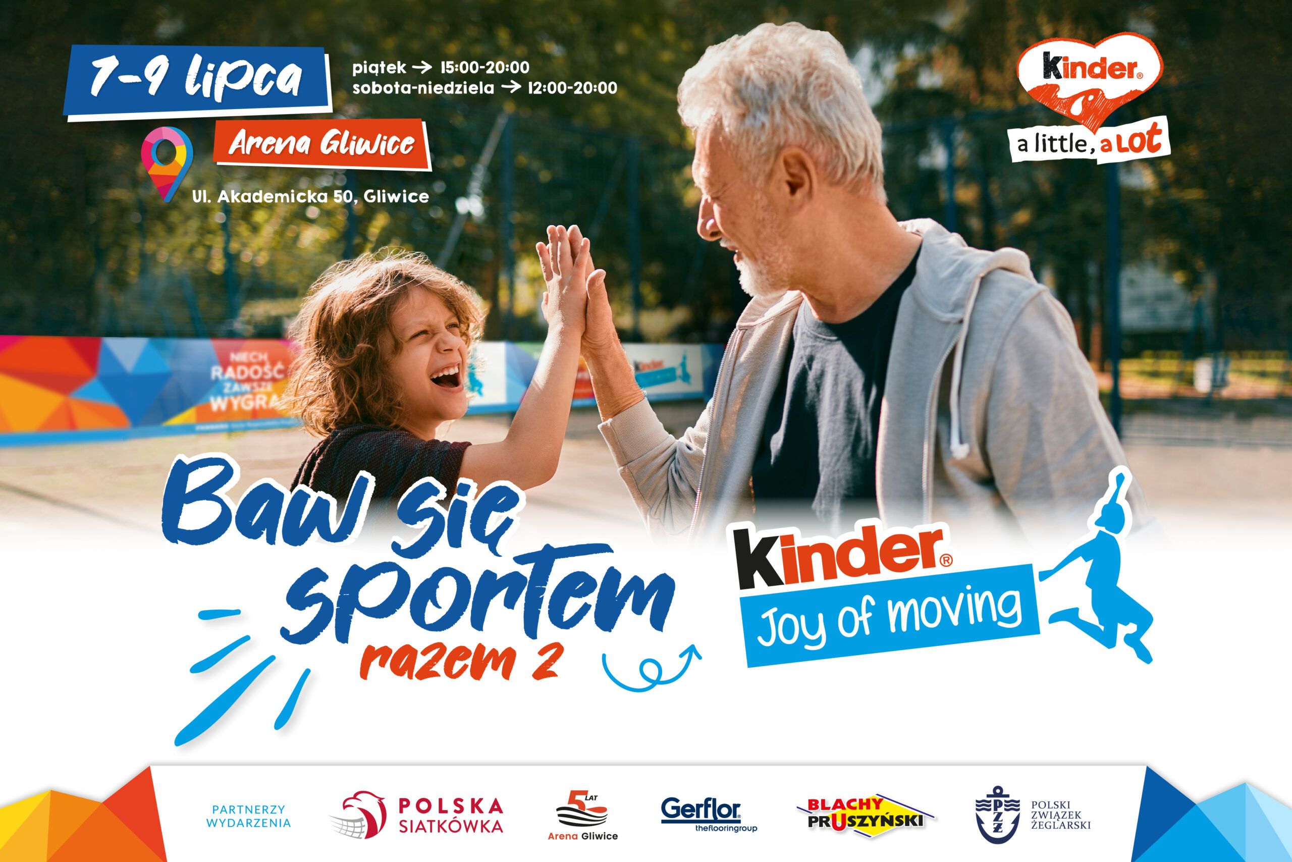 Wielki Finał 2023 - multisportowa strefa programu KINDER Joy of moving