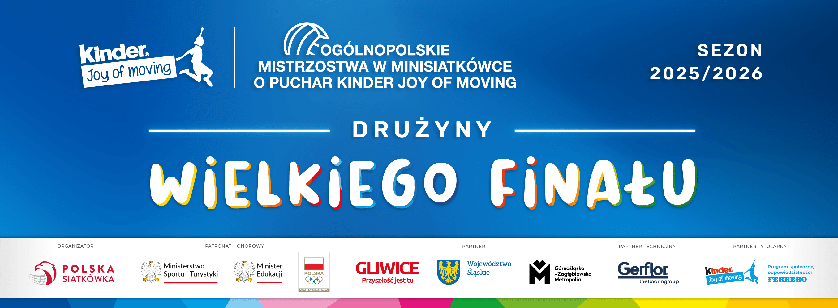 Wielki Finał KINDER Joy of moving 2026: drużyny tegorocznej edycji