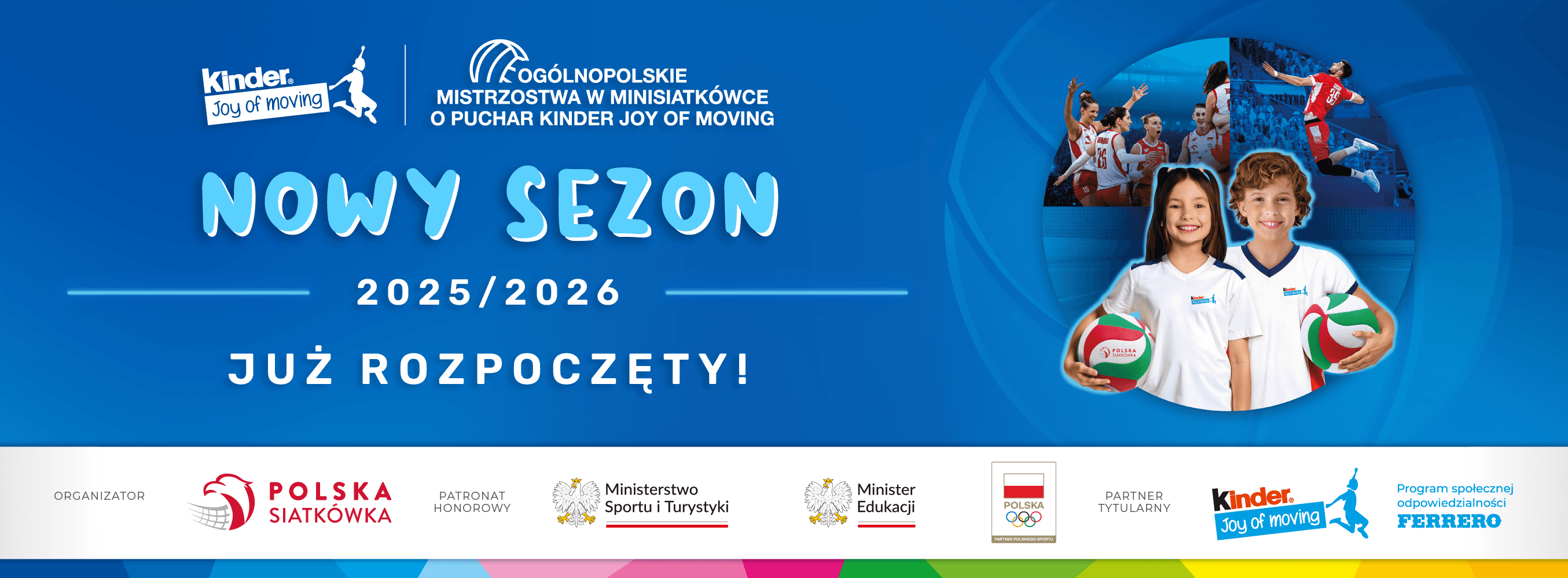 Rozpoczęliśmy nowy sezon 2025/26 KINDER Joy of moving! Gramy Turnieje Miejskie!