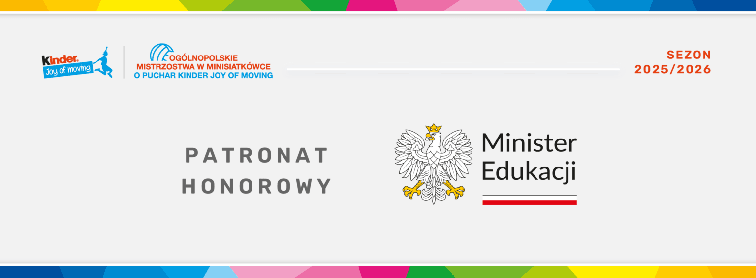 patron honorowy - minister edukacji