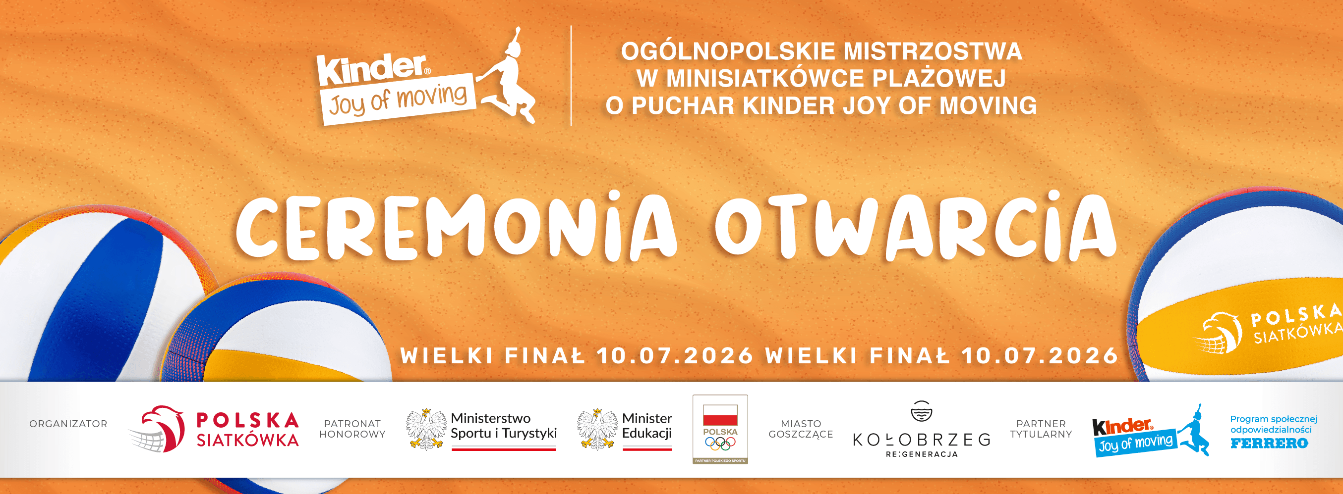 4. Wielki Finał KINDER Joy of moving: ceremonia otwarcia