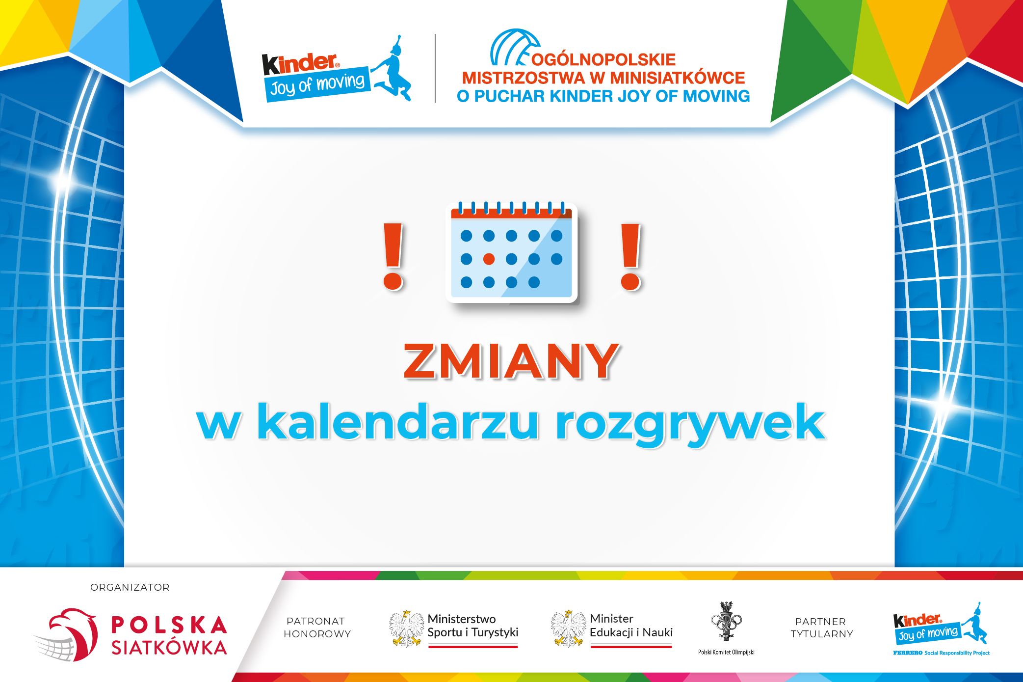 Zmiany w kalendarzu rozgrywek