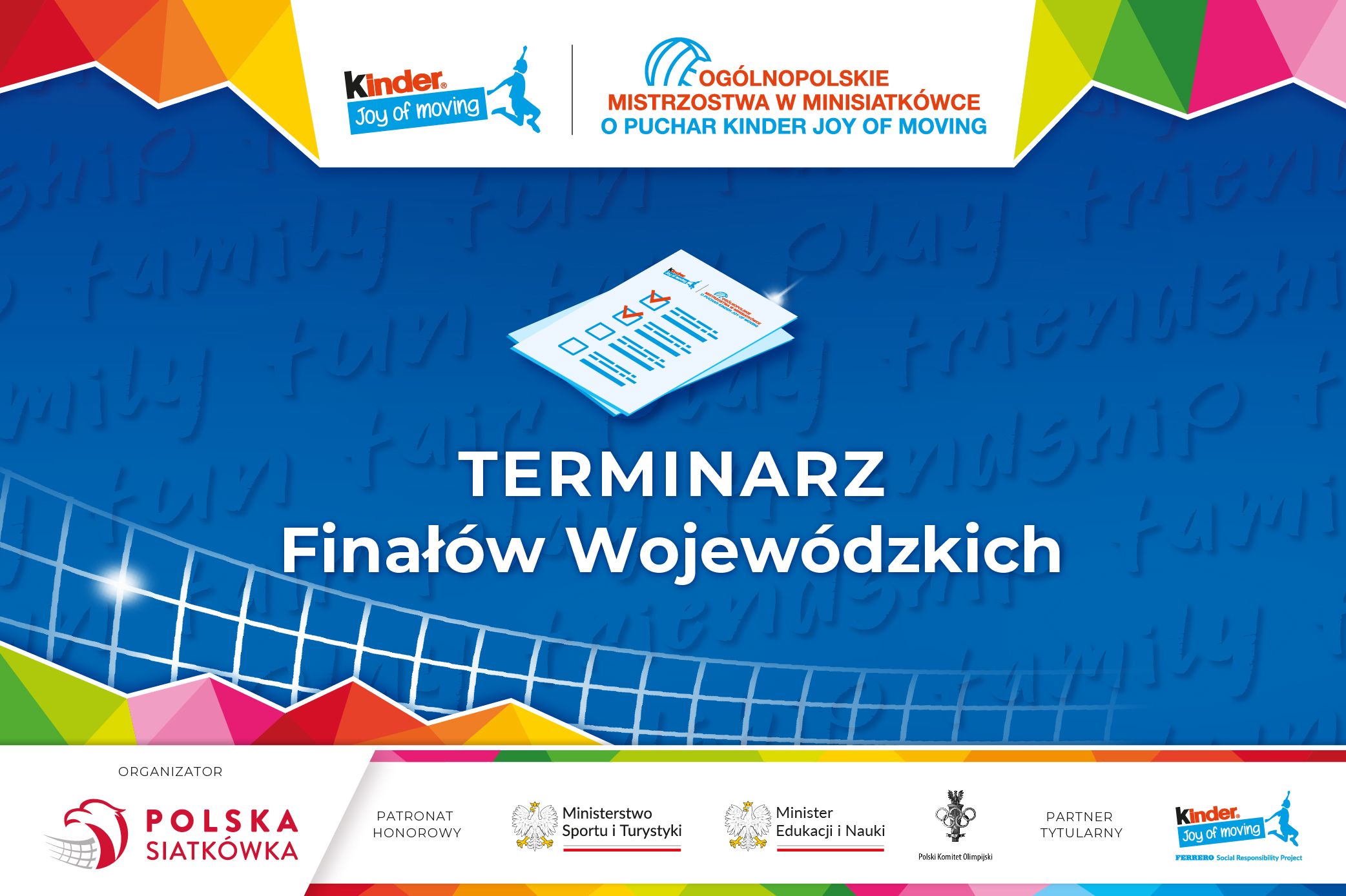 Terminarz Finałów Wojewódzkich 2024
