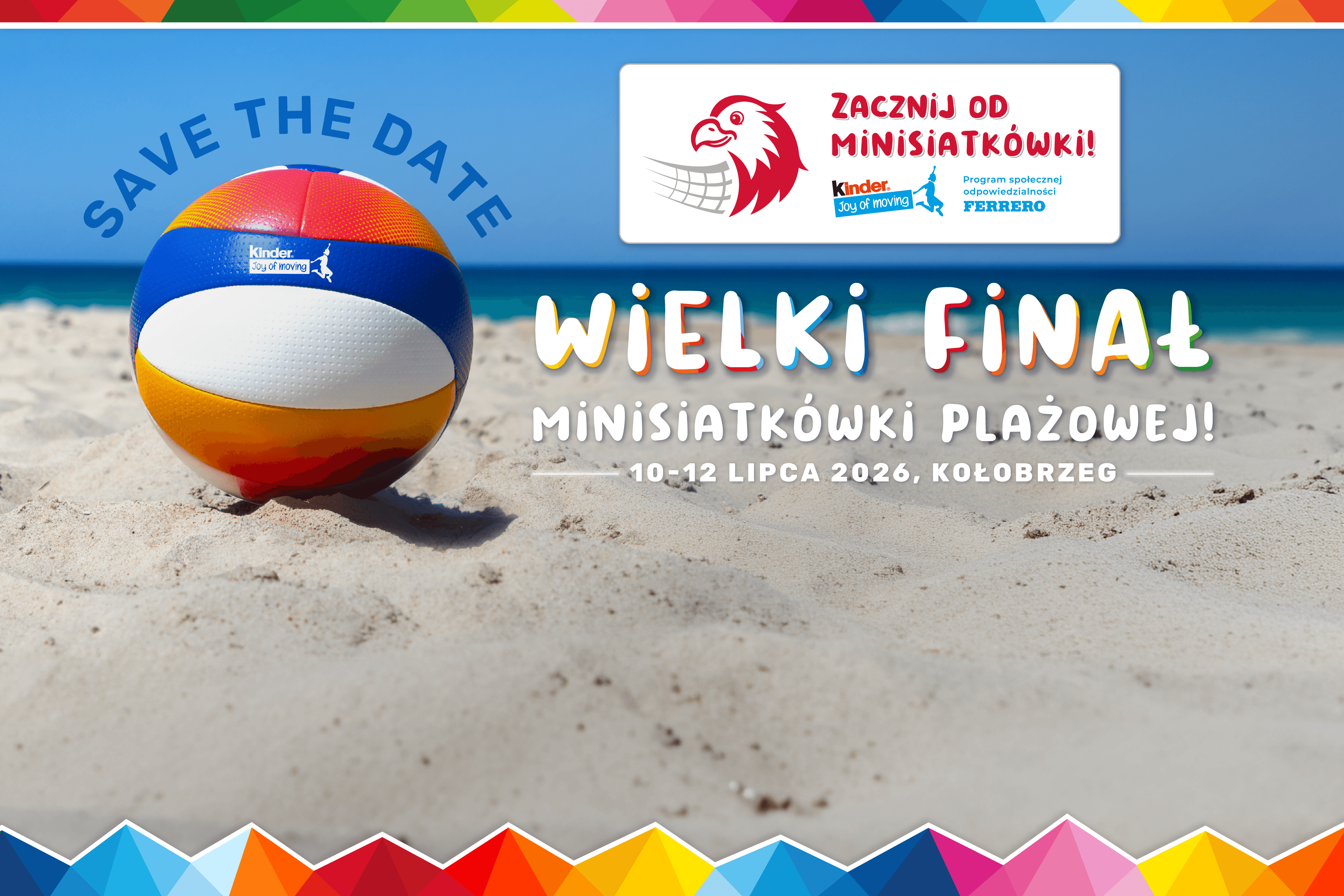 Znamy miejsce i datę Wielkiego Finału KINDER Joy of moving na plaży!