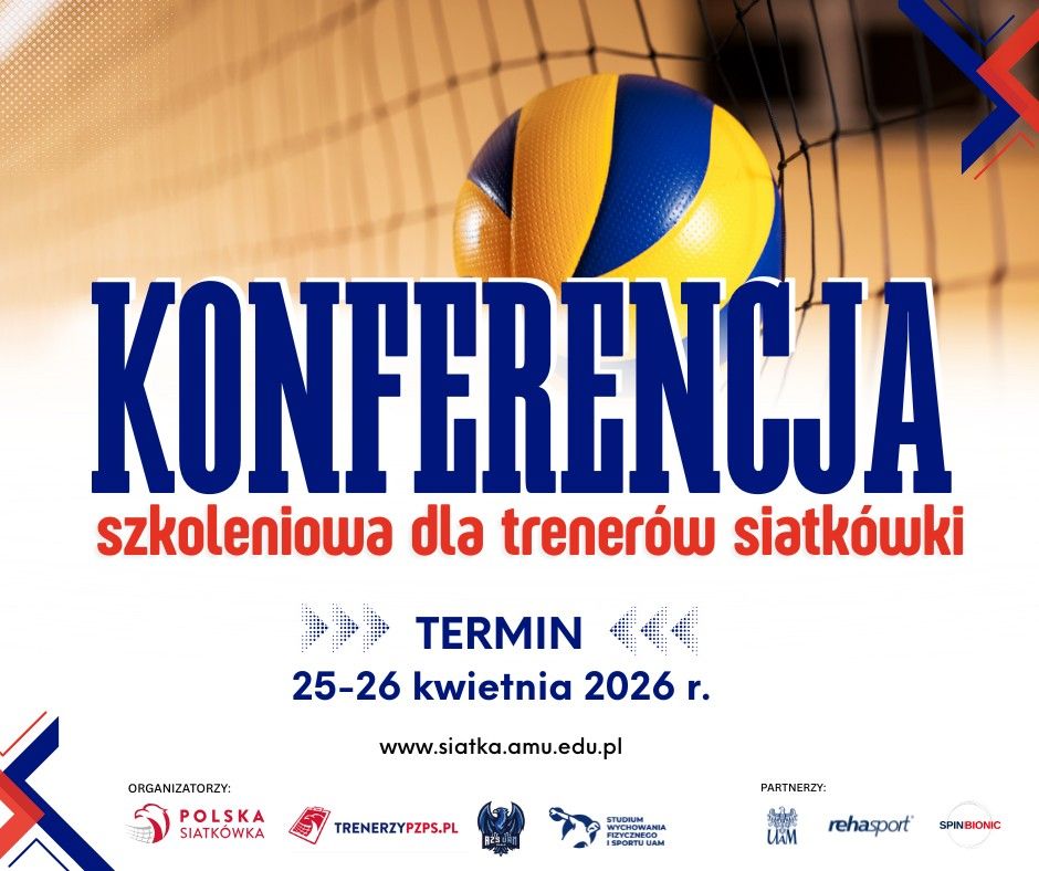 Zaproszenie na Konferencję szkoleniową trenerów siatkówki w Poznaniu