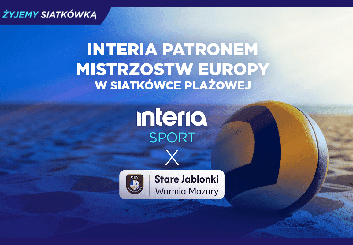 Interia patronem Mistrzostw Europy w siatkówce plażowej kobiet i mężczyzn