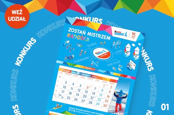 Weź udział w konkursie i wygraj kalendarz KINDER Joy of moving na 2022 rok!