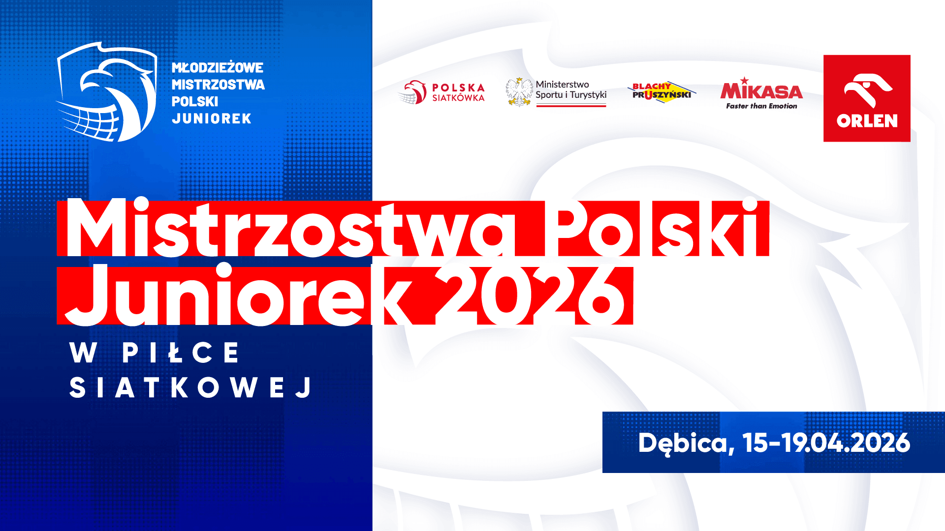 MP Juniorek - Dębica 2026: harmonogram