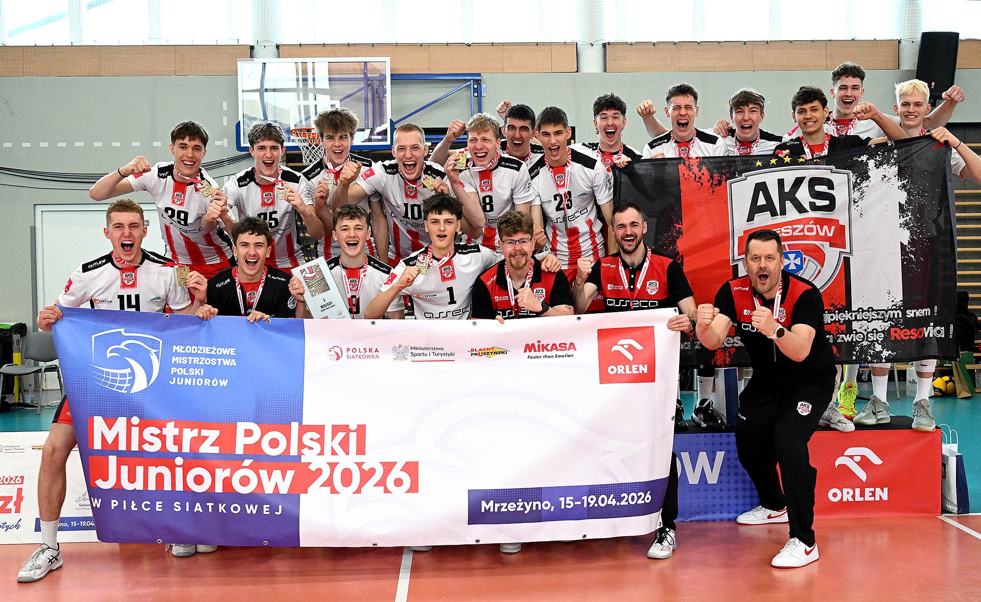 MP Juniorów - Mrzeżyno 2026: AKS V LO Rzeszów mistrzem Polski!