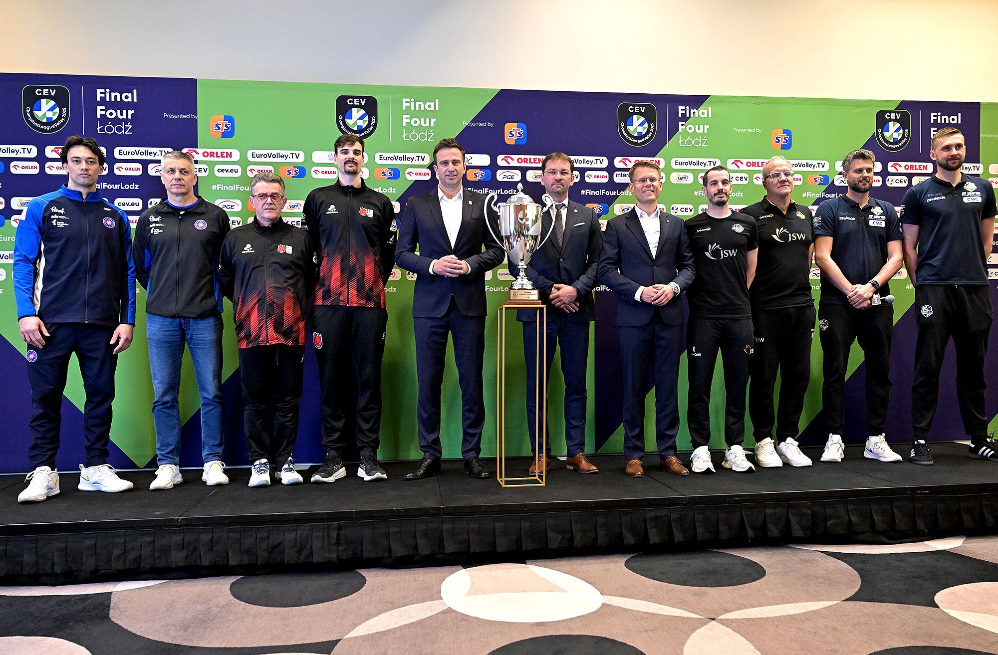 Konferencja prasowa przed Final Four CEV Ligi Mistrzów w Łodzi