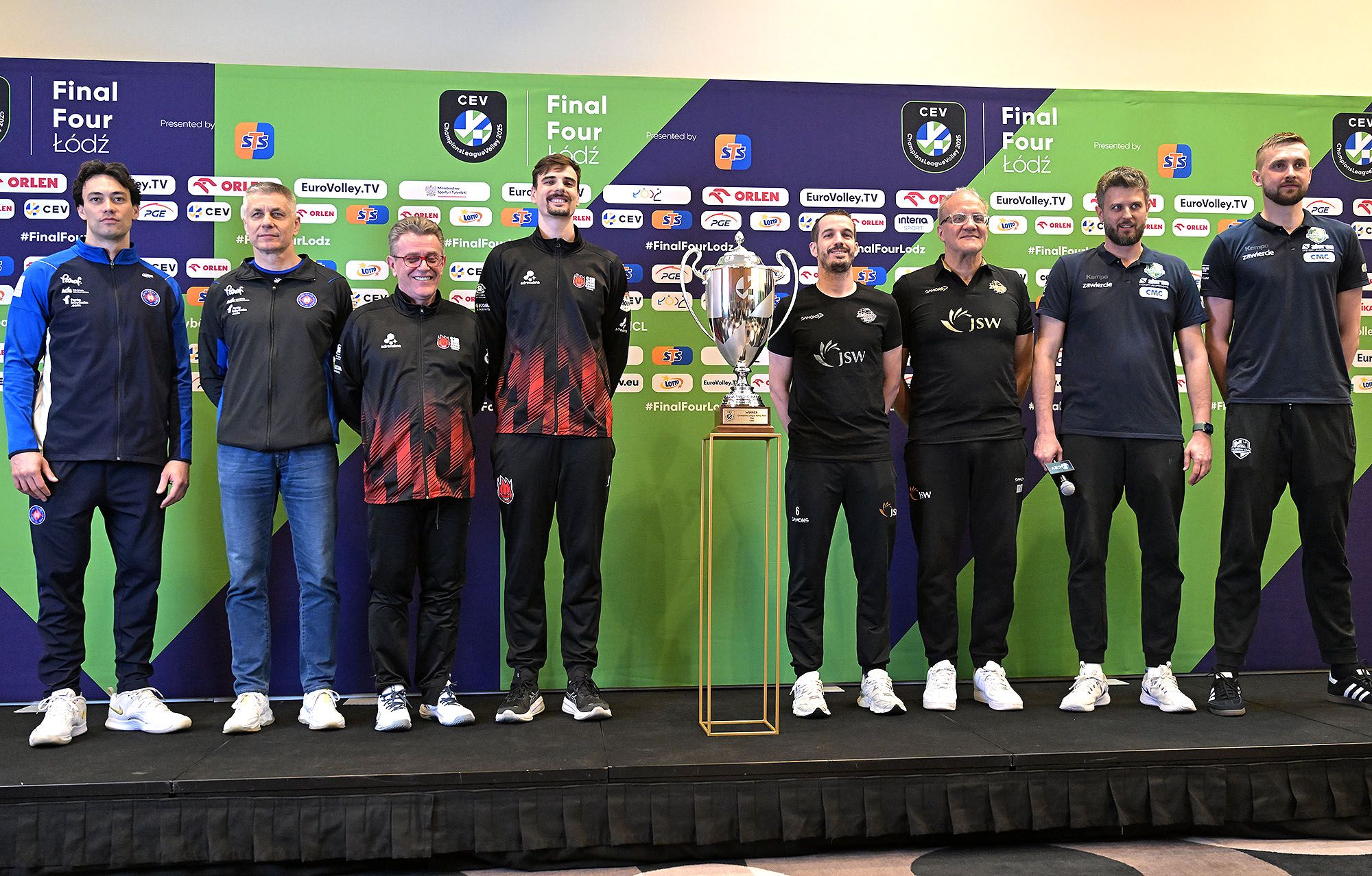 Konferencja prasowa przed Final Four CEV Ligi Mistrzów w Łodzi
