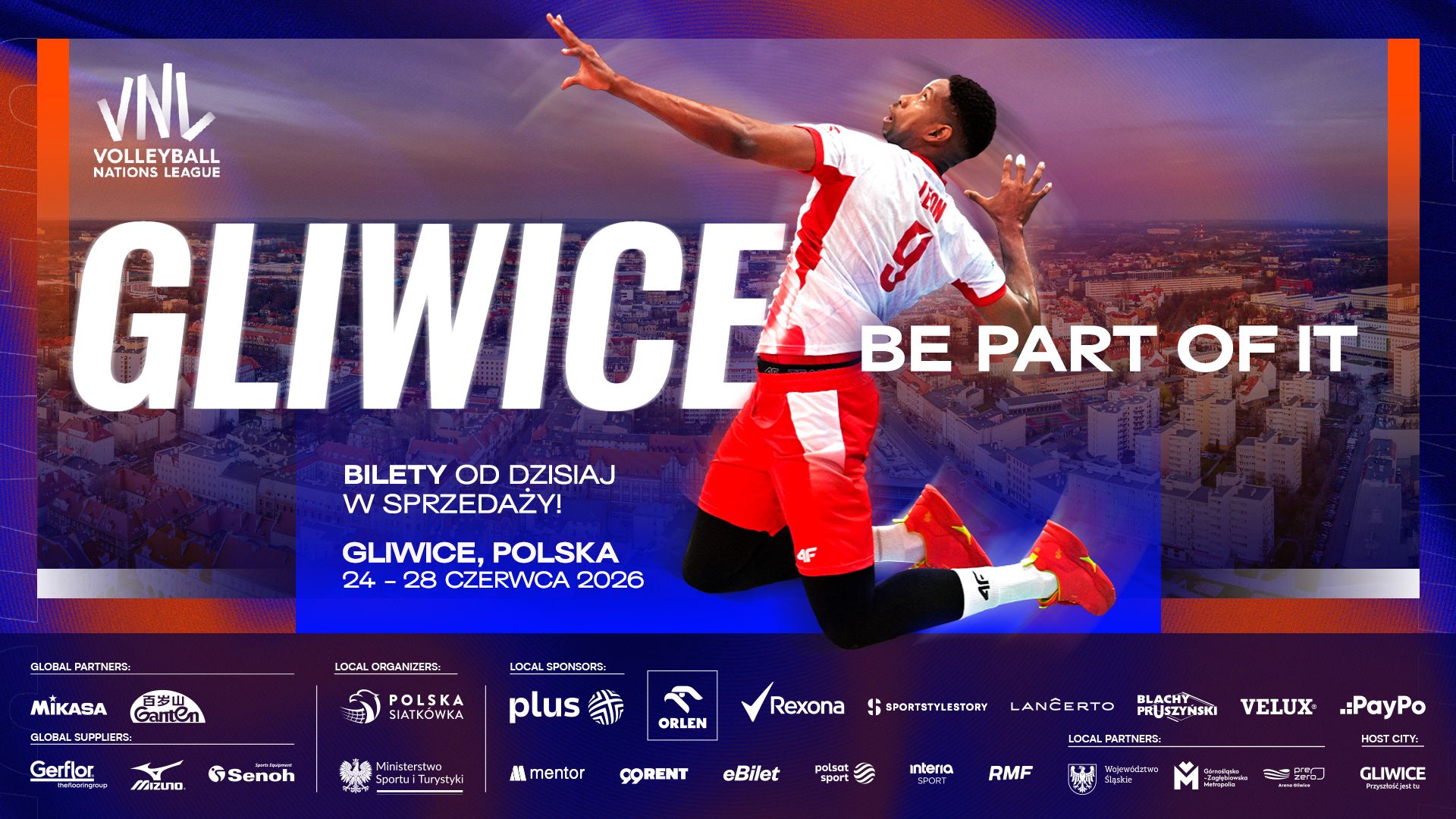 Rusza sprzedaż biletów na VNL w Gliwicach!