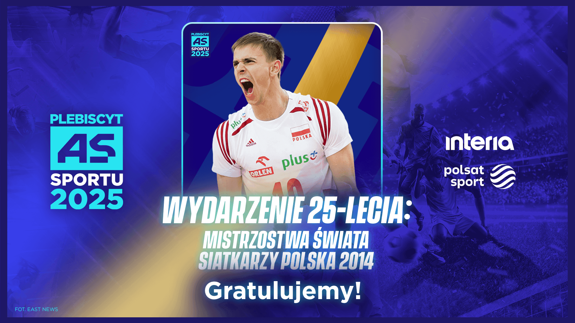 Mistrzostwa Świata 2014 w piłce siatkowej mężczyzn Sportowym Wydarzeniem 25-lecia