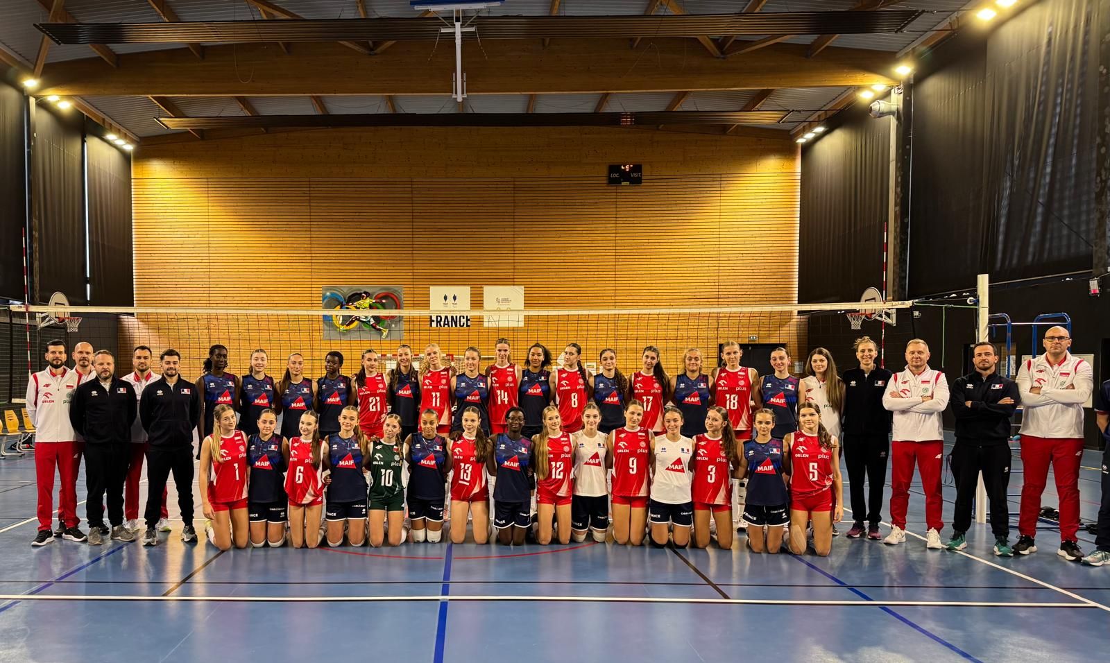 Reprezentacja Polski U15 dziewcząt rozegrała mecze kontrolne z Francją przed EEVZA