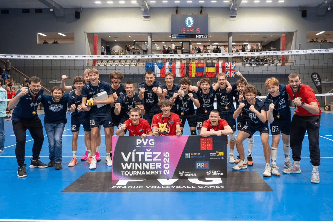Wielkopolscy siatkarze ponownie na podium w czeskiej Pradze