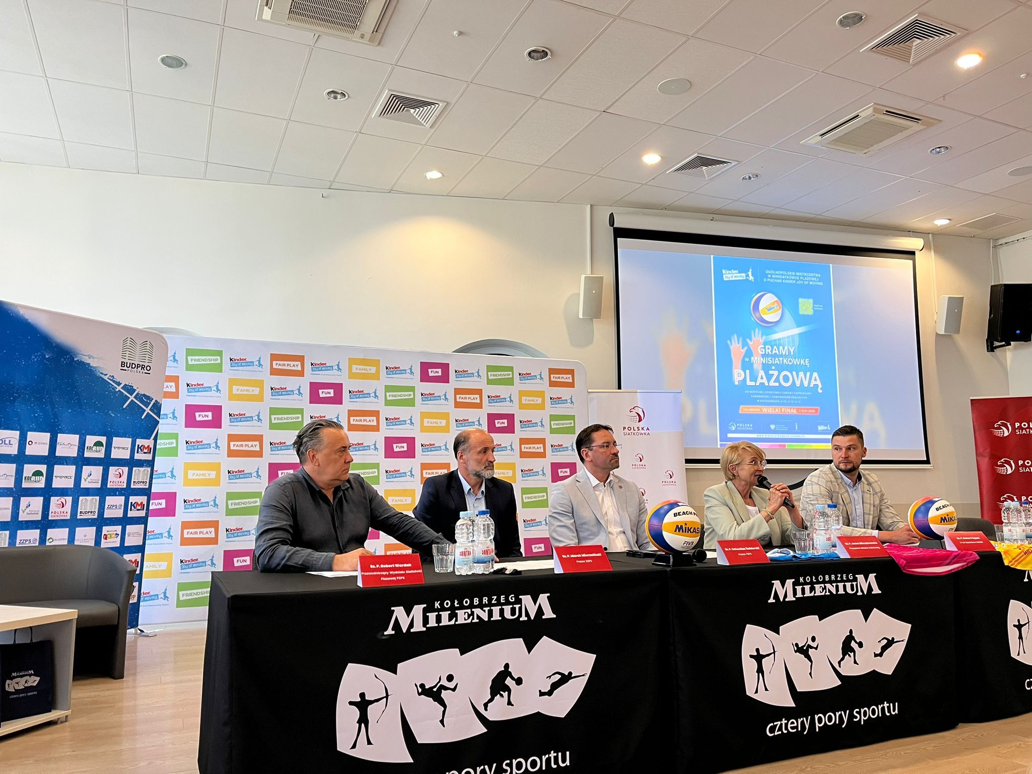 Konferencja prasowa przed 3. Wielkim Finałem KINDER Joy of moving w Kołobrzegu