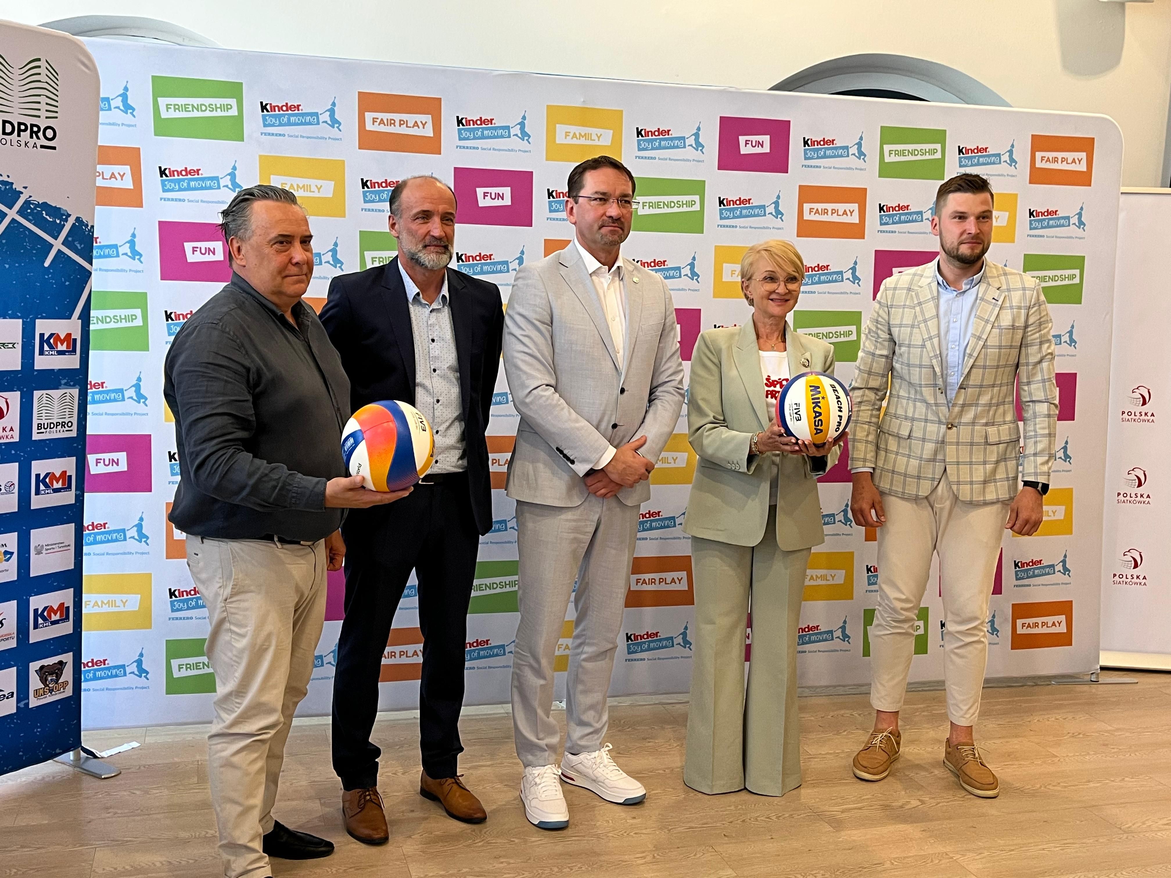 Konferencja prasowa przed 3. Wielkim Finałem KINDER Joy of moving w Kołobrzegu