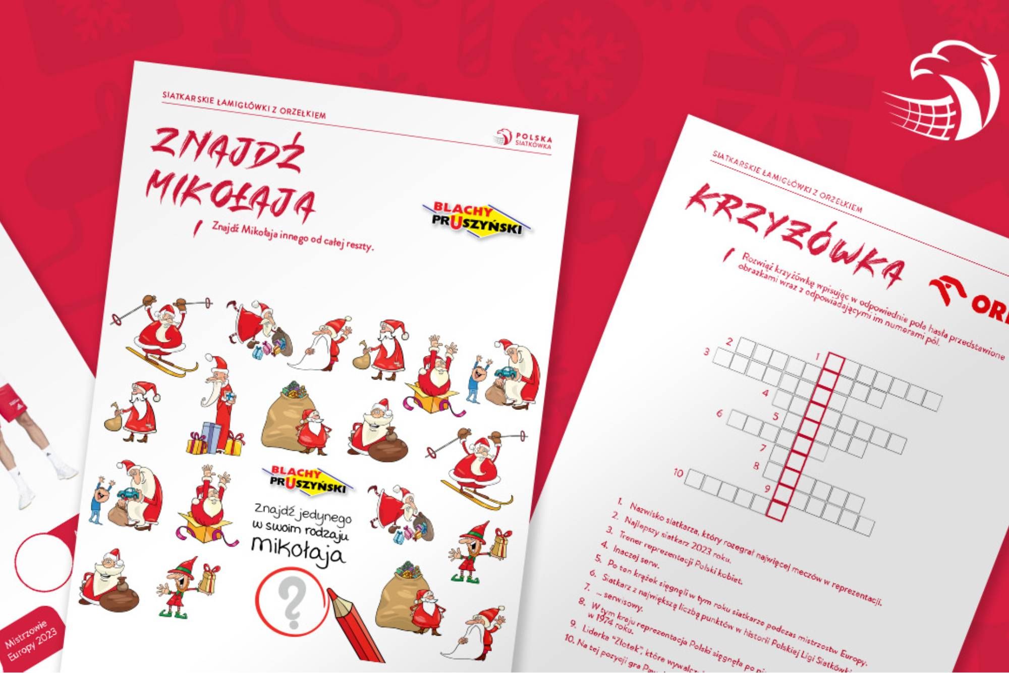 Siatkarskie Łamigłówki z Orzełkiem