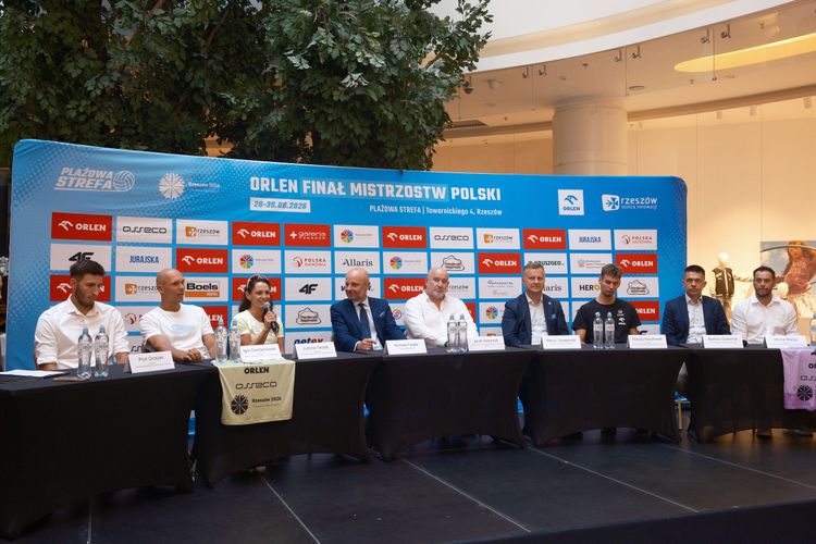 Konferencja prasowa przed ORLEN Finałem Mistrzostw Polski w Siatkówce Plażowej