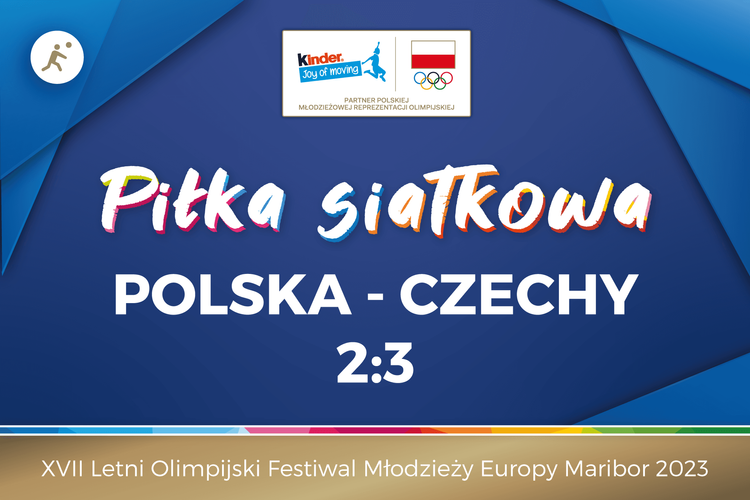 EYOF Maribor 2023: Polska - Czechy 2:3