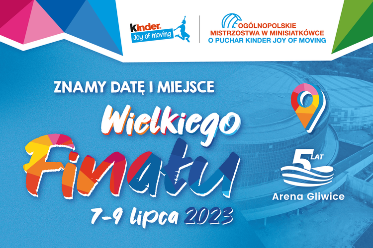 7-9 lipca Wielki Finał KINDER Joy of moving w Arenie Gliwice!