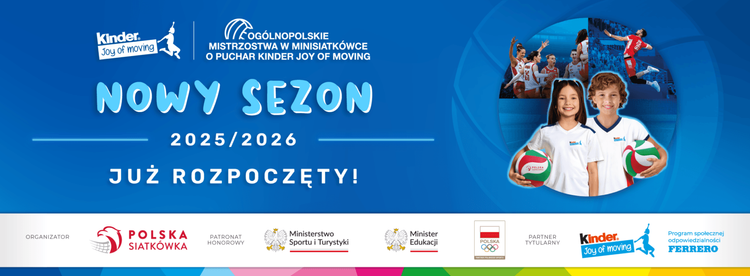 Rozpoczęliśmy nowy sezon 2025/26! Gramy Turnieje Miejskie! – KINDER Joy of moving Minisiatkówka