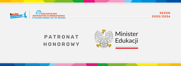Patronat Honorowy Minister Edukacji – KINDER Joy of moving Minisiatkówka