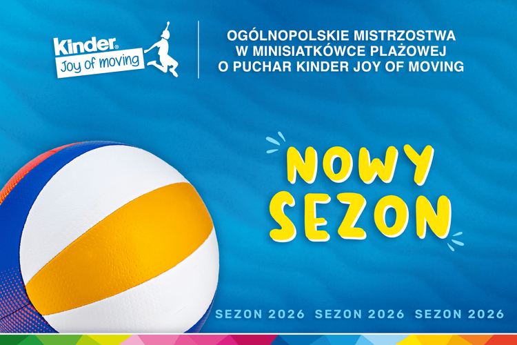 Nowy sezon 2026 KINDER Joy of moving na plaży rozpoczęty!