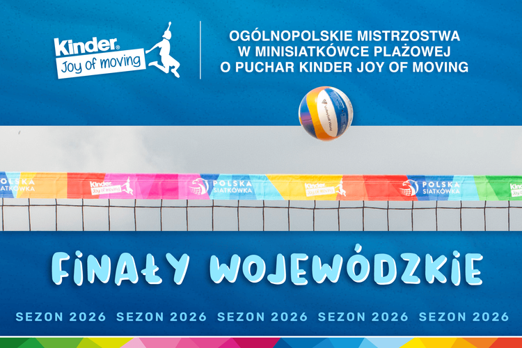 Gramy Finały Wojewódzkie KINDER Joy of moving na plaży