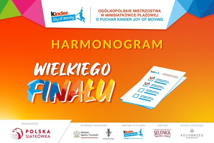 Wielki Finał 2023: harmonogram turnieju