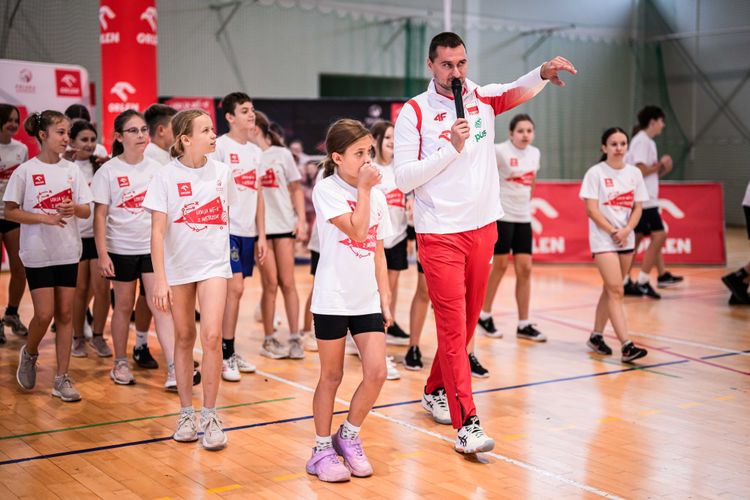 Lekcja WF z Mistrzem – sportowa lekcja z reprezentantami polskiej siatkówki