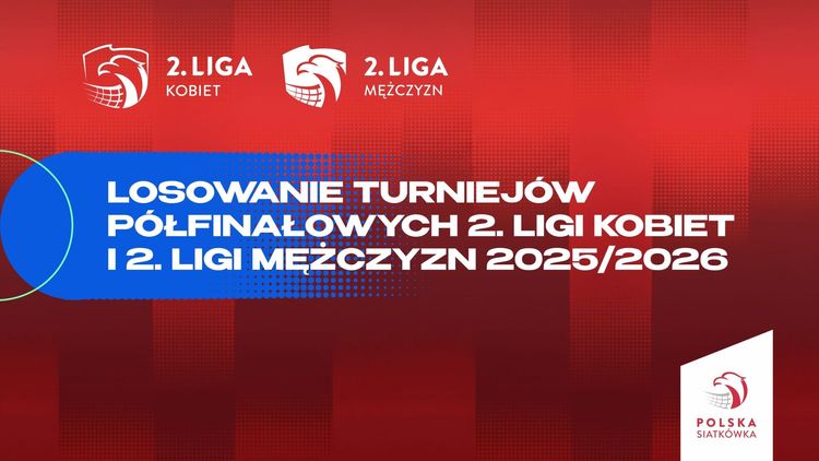 Losowanie turniejów półfinałowych 2. Ligi Kobiet i 2. Ligi Mężczyzn
