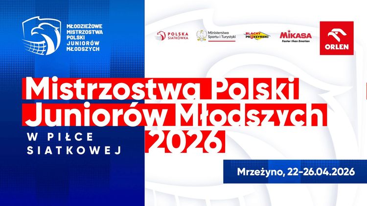 Finał MP Juniorów Młodszych od środy w Mrzeżynie - harmonogram turnieju