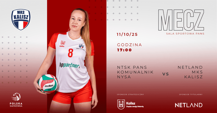 1. Liga Kobiet: wyjazdowe starcie siatkarek Netland MKS Kalisz z NTSK PANS Komunalnik Nysa