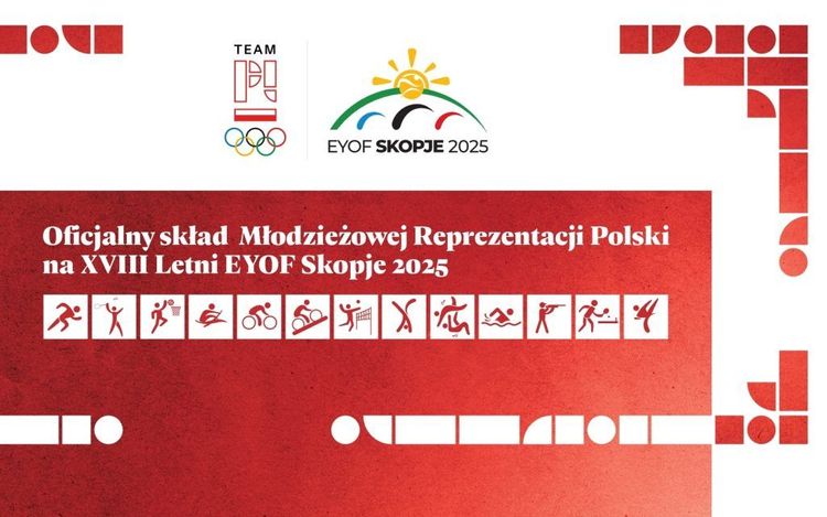Składy reprezentacji Polski na XVIII Letni Olimpijski Festiwal Młodzieży Europy Skopje 2025