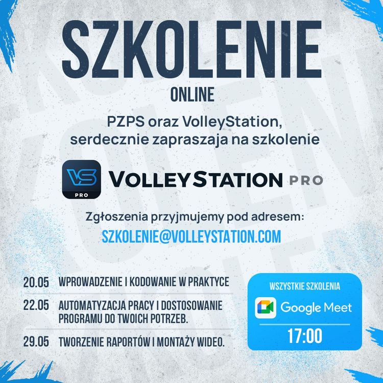 PZPS i VolleyStation zapraszają na serię szkoleń