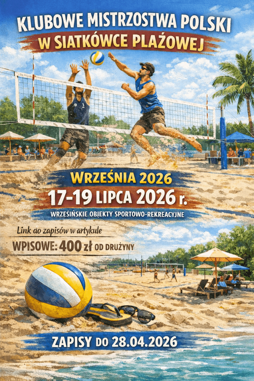 Klubowe Mistrzostwa Polski w siatkówce plażowej: trwają zapisy!