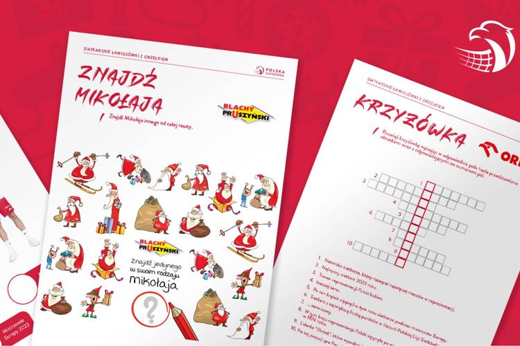 Siatkarskie Łamigłówki z Orzełkiem