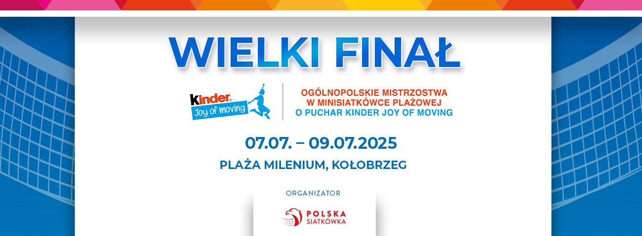 Znamy miejsce i datę 3. Wielkiego Finału KINDER Joy of moving na plaży