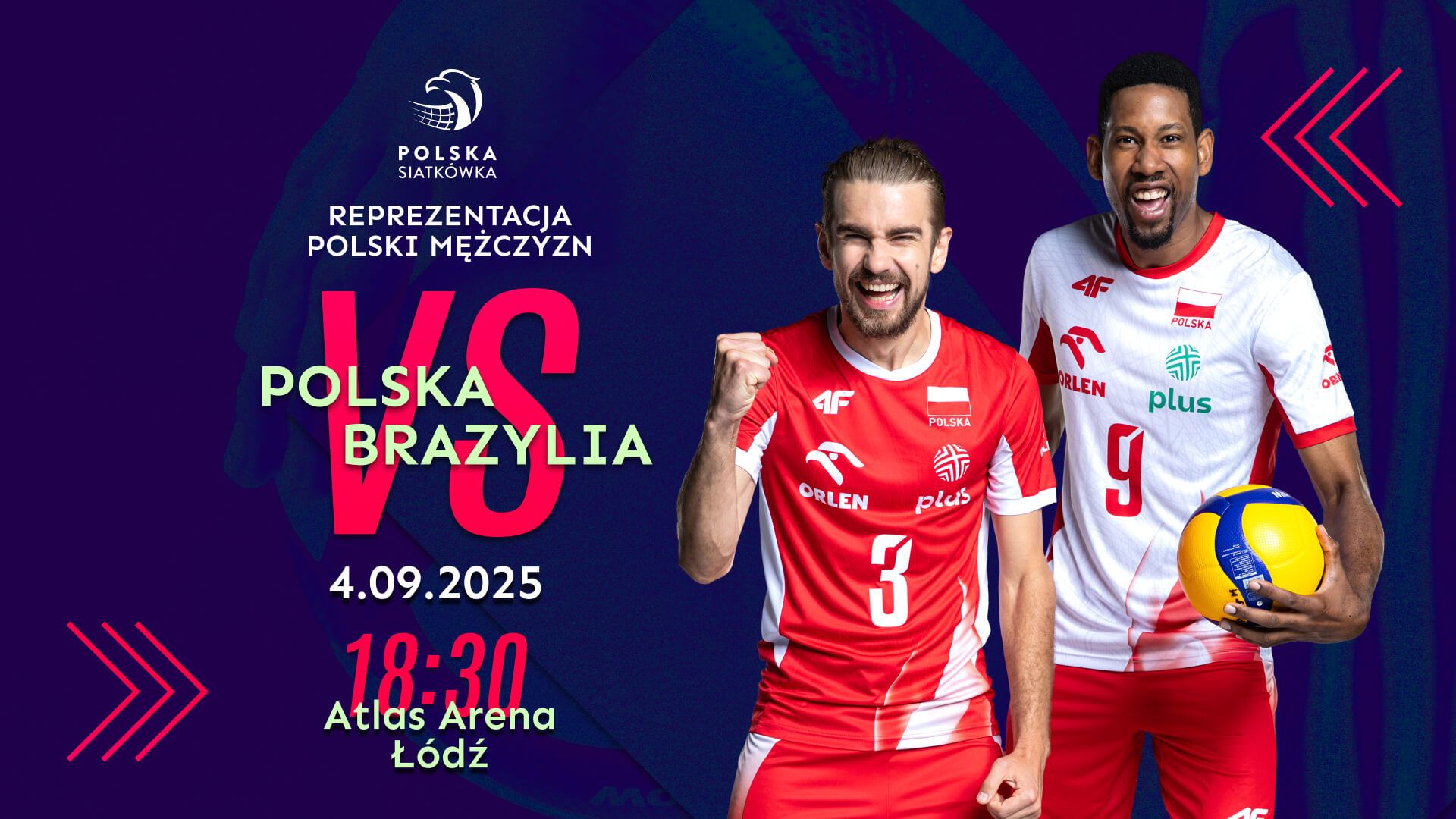 Bilety na mecz Polska - Brazylia w Łodzi 